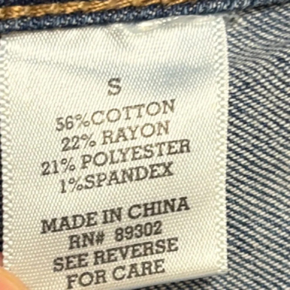 Altar'd State Denim Button-Front Mini Skirt - Picture 16 of 16